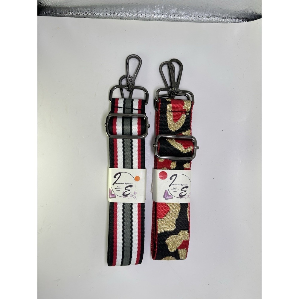 DO NOT BUY! This item is Out of stock Black/Red Adj Replacement Purse Strap
